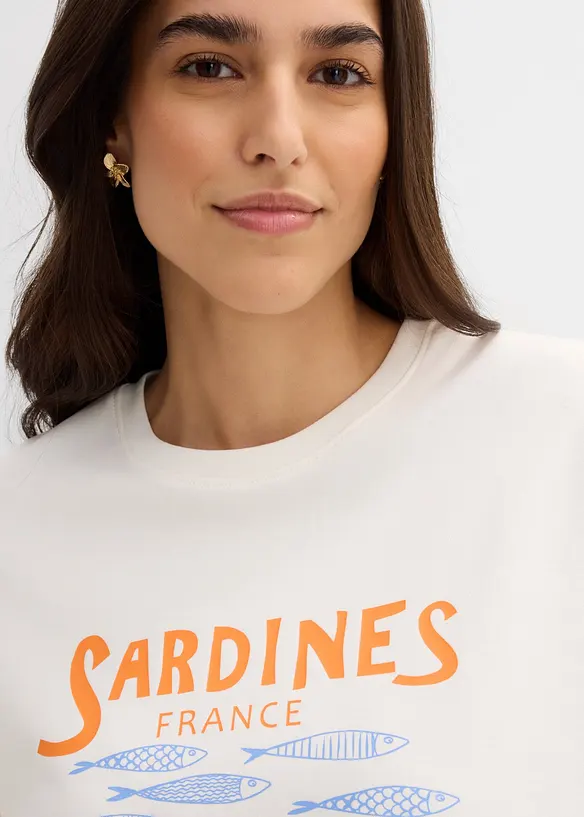 T-shirt av stabil, ekologisk bomull, bonprix