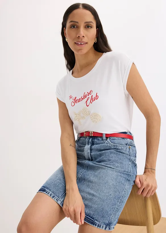 T-shirt i mjuk viskos, bonprix