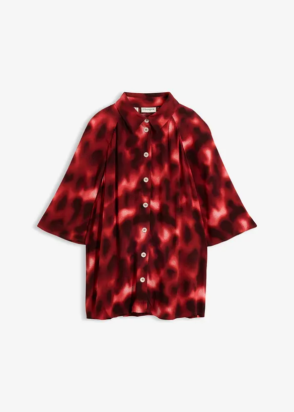 Oversizeblus i viskos med struktur, bonprix