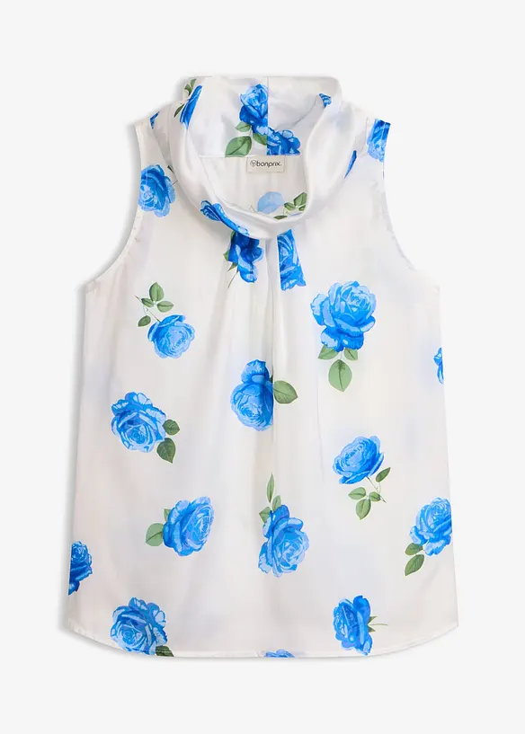 Linne av satin med mjukt fall, bonprix