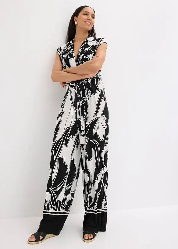 Jumpsuit av jersey, bonprix