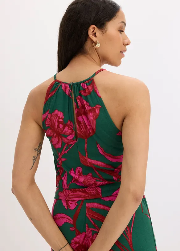 Jumpsuit i jersey av mjuk viskosmix, bonprix