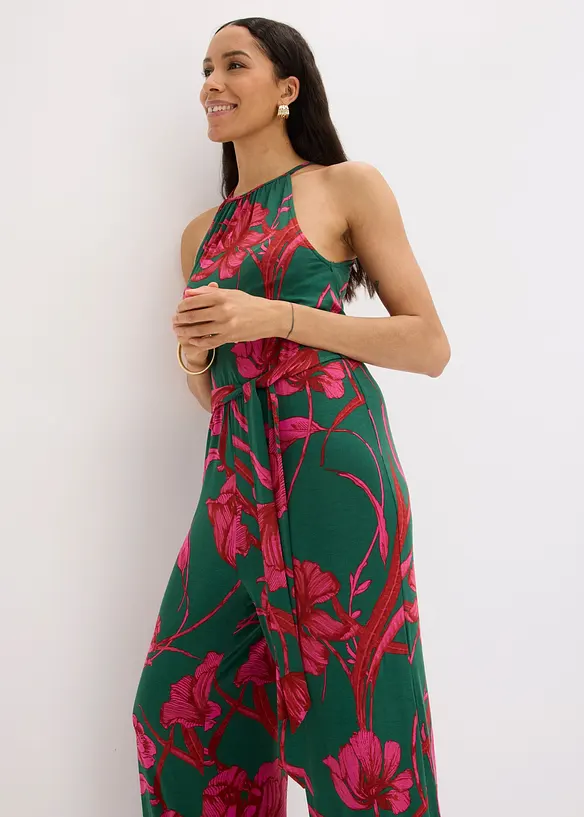 Jumpsuit i jersey av mjuk viskosmix, bonprix