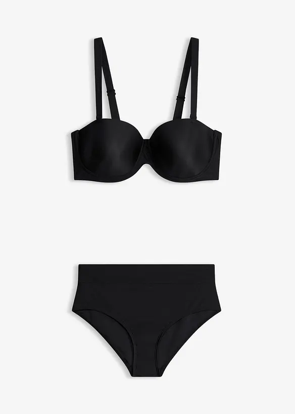 Balconettebikini i snabbtorkande material (2 delar), bonprix