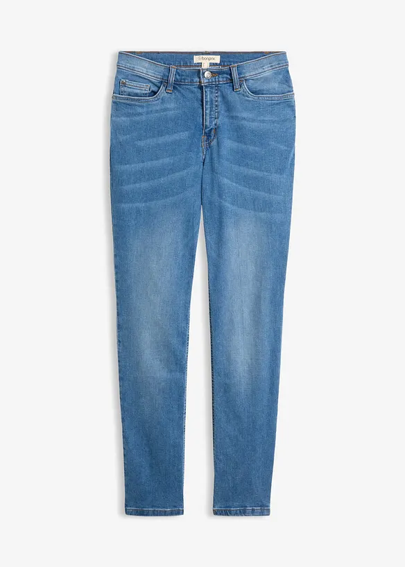 Straight jeans Mid Waist, Stretch, bonprix