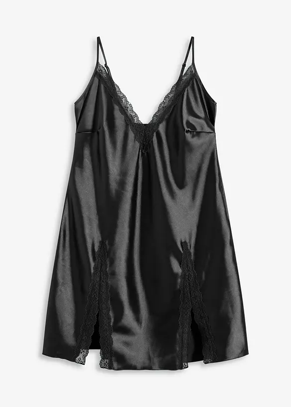 Neglig&eacute; i satin, bonprix