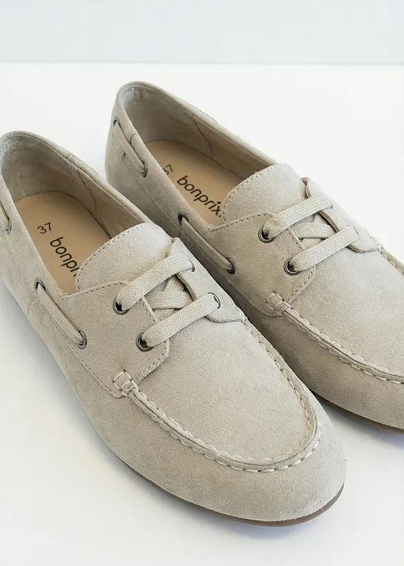 Loafers med sn&ouml;rning, bonprix