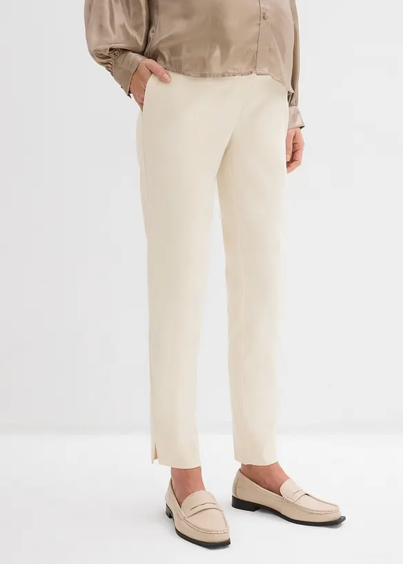 Mammabyxa med stretch och avsmalnande ben, bonprix