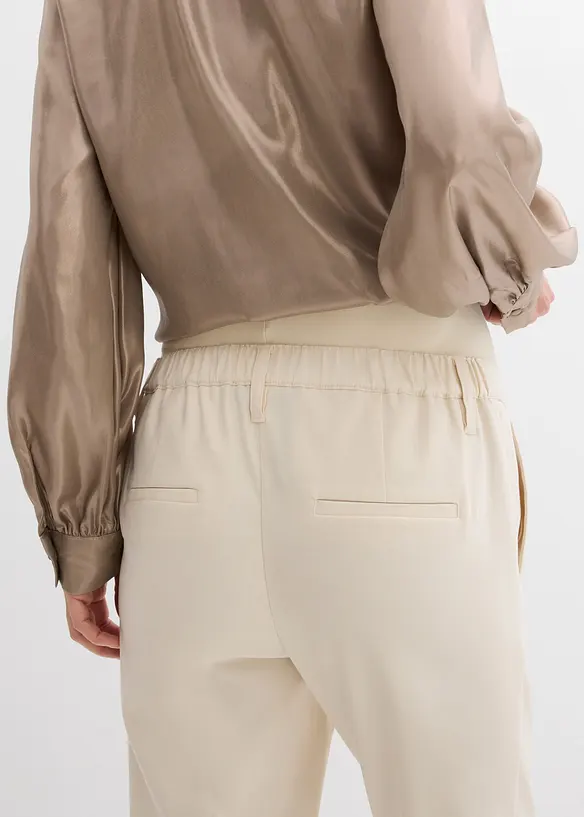 Mammabyxa med stretch och avsmalnande ben, bonprix