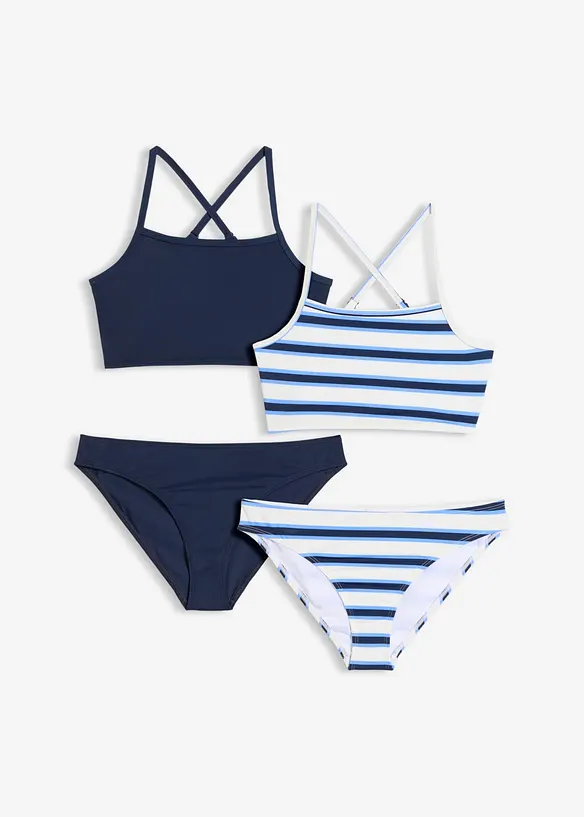 Bikini i dubbelpack (4 delar), bonprix