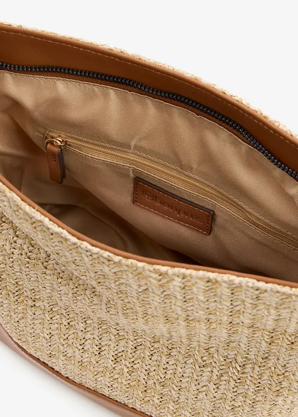 Handv&auml;ska med halmlook, bonprix