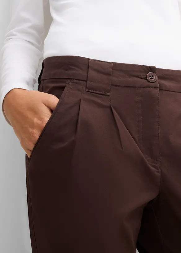 Stretchchinos av bomullsblandning, bonprix