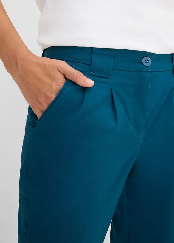 Chinos av stretchig bomullsmix, bonprix