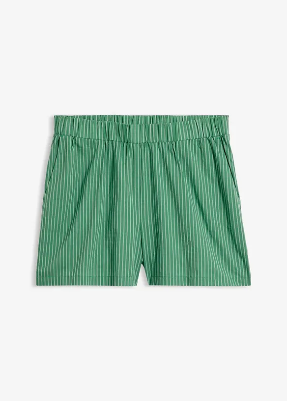 Dra p&aring;-shorts i ekologisk bomull, bonprix
