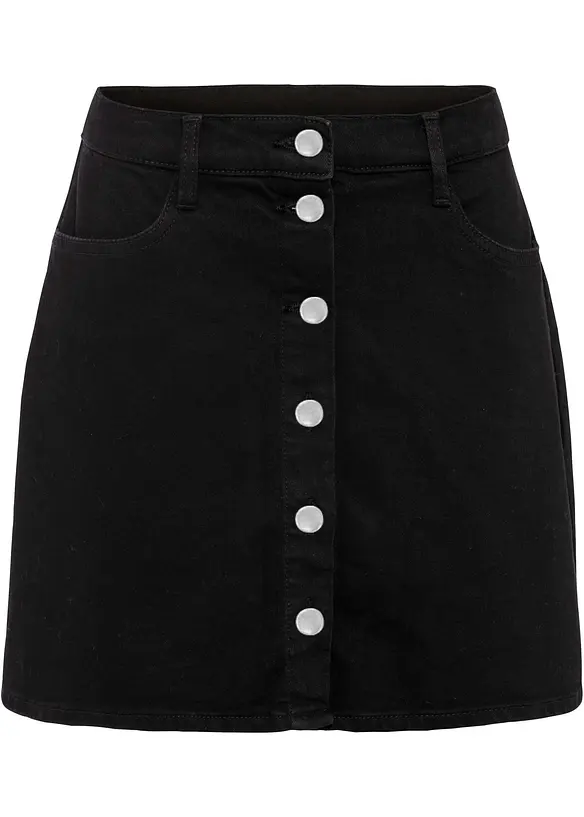 Stretchig jeanskjol, bonprix