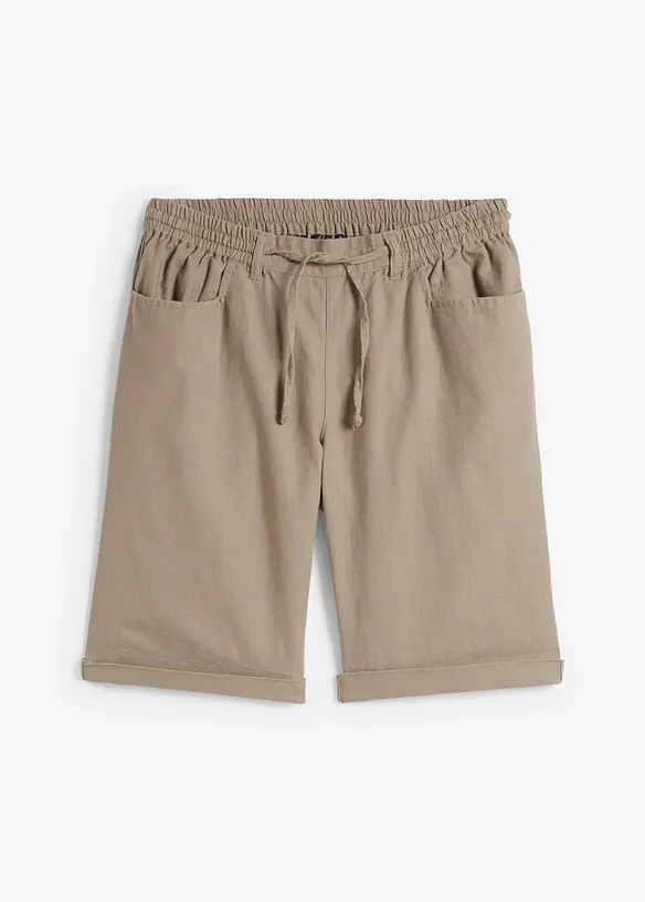 Shorts med linne, bonprix