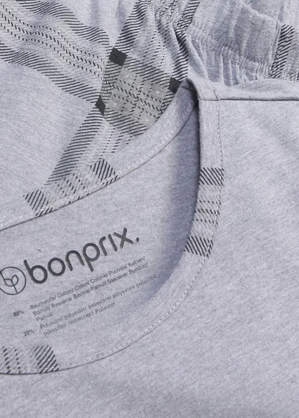 Pyjamas med shorts, bonprix