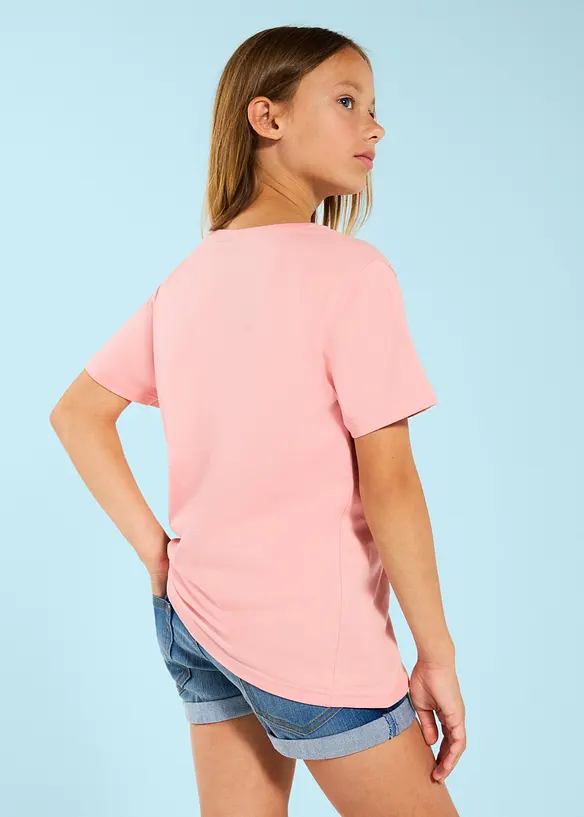 T-shirt i ekologisk bomull (3-pack), bonprix