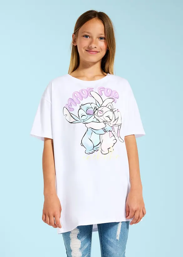 Topp med motiv av Disneys Stitch, av ren bomull, Lilo & Stitch