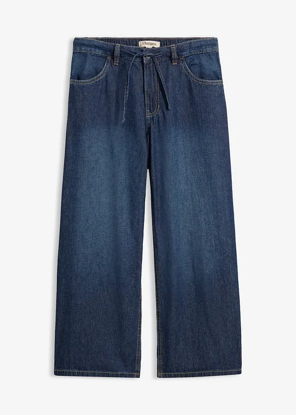 Wide Leg Jeans, Cropped, bonprix