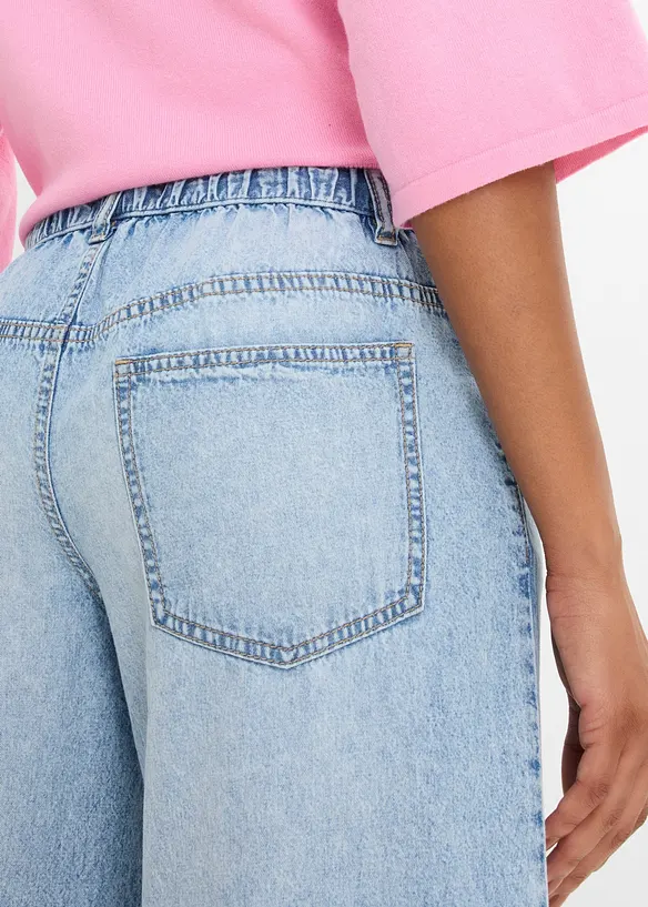 Wide Leg Jeans, Cropped, bonprix