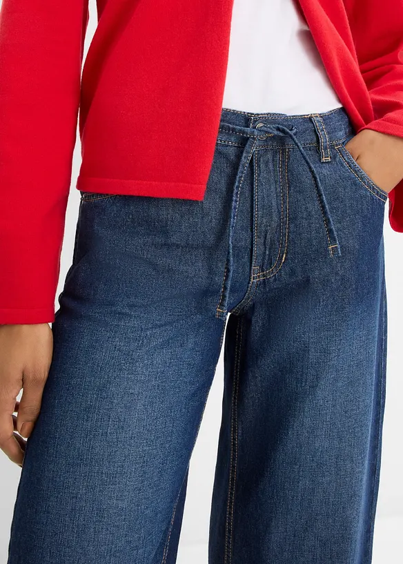 Wide Leg Jeans, Cropped, bonprix