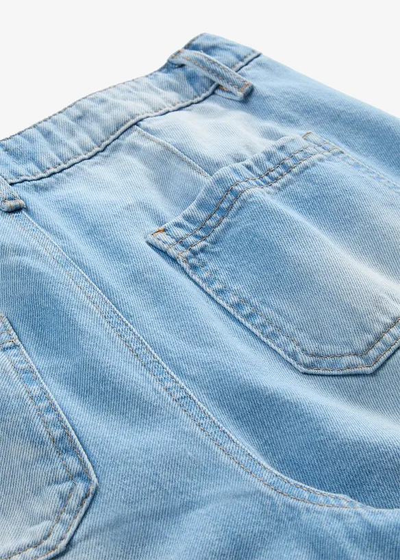 Jeansshorts Mid Waist, bonprix