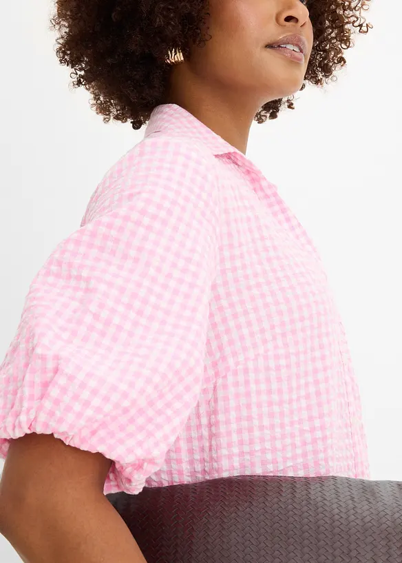 Blus i bomull, bonprix