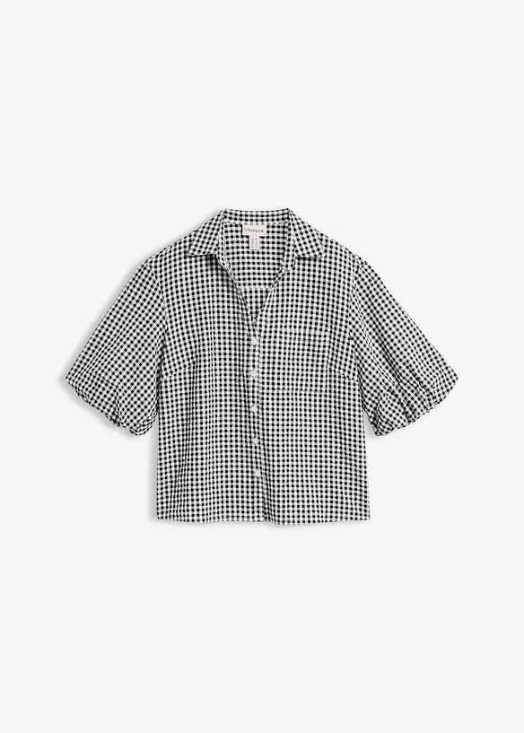 Blus i bomull, bonprix