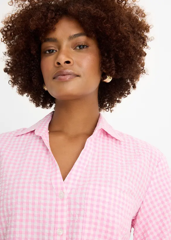 Blus i bomull, bonprix