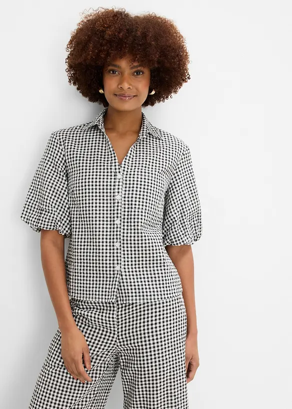 Blus i bomull, bonprix