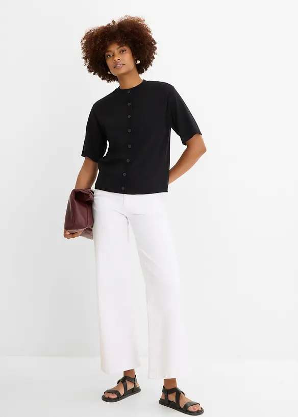 Finstickad cardigan, bonprix