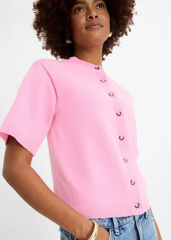 Finstickad cardigan, bonprix
