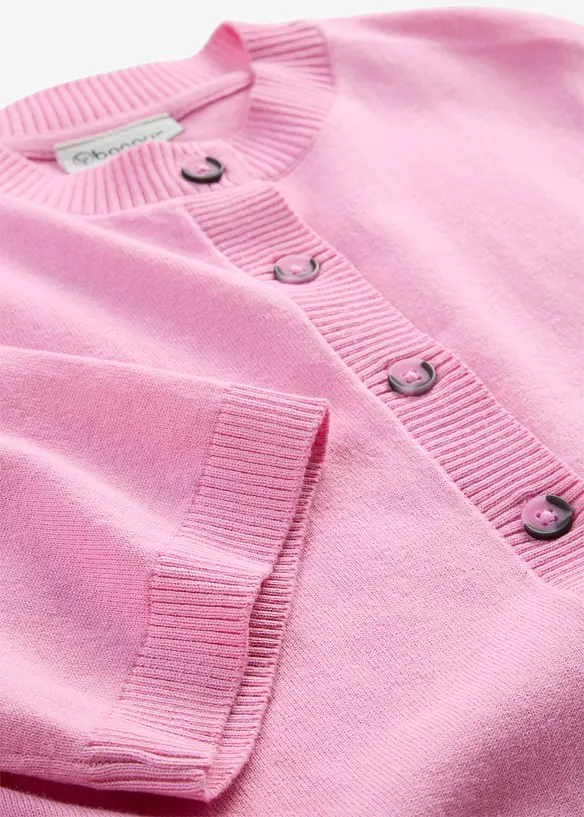 Finstickad cardigan, bonprix