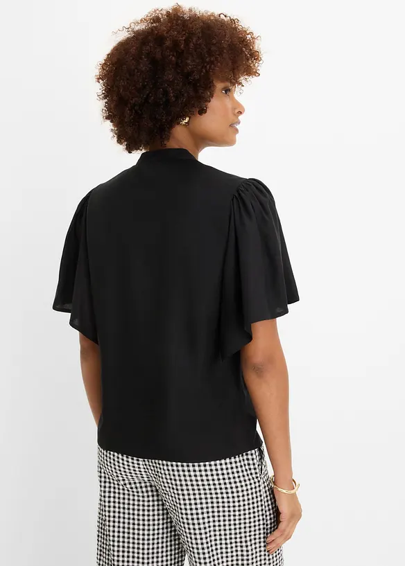 Blus av mjuk viskos, bonprix