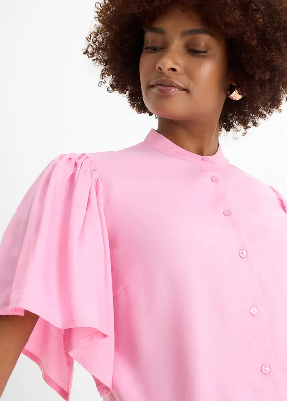 Blus av mjuk viskos, bonprix
