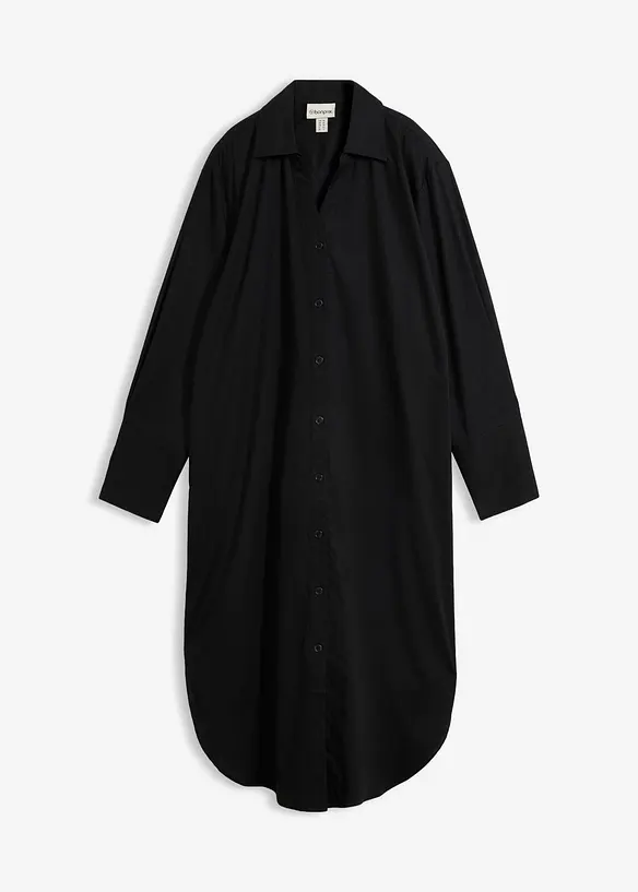 Skjortkl&auml;nning med bomull, bonprix