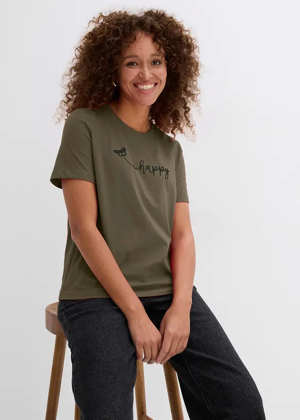 T-shirt i bomull, bonprix