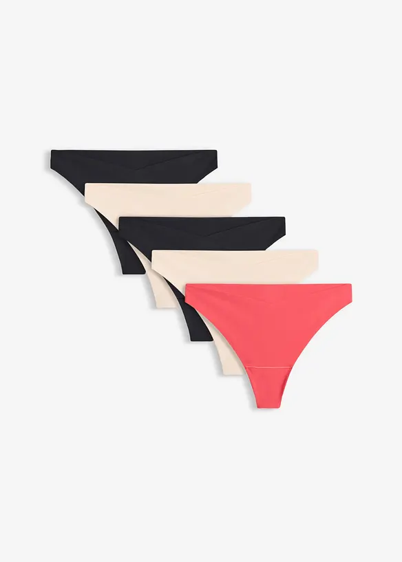 Stringtrosa av polyamid (5-pack), bonprix