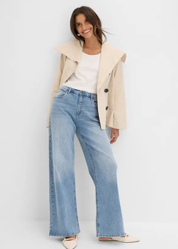 Wide Leg Jeans High Waist, bonprix