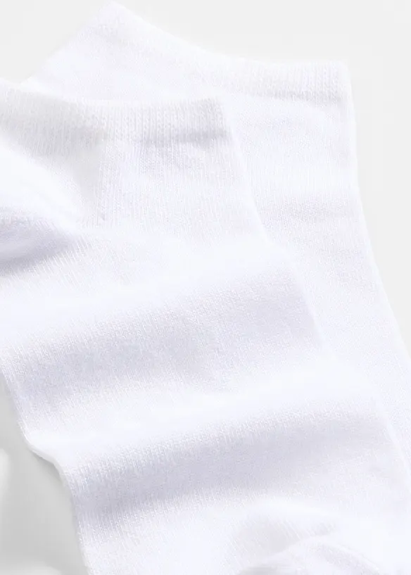 Ankelstrumpor med ekologisk bomull (8-pack), bonprix