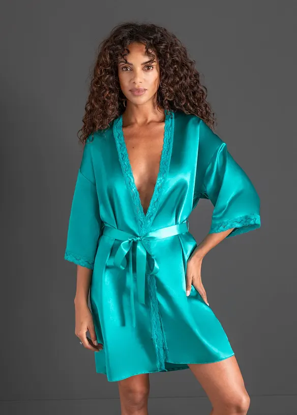 Kimono i satin, bonprix