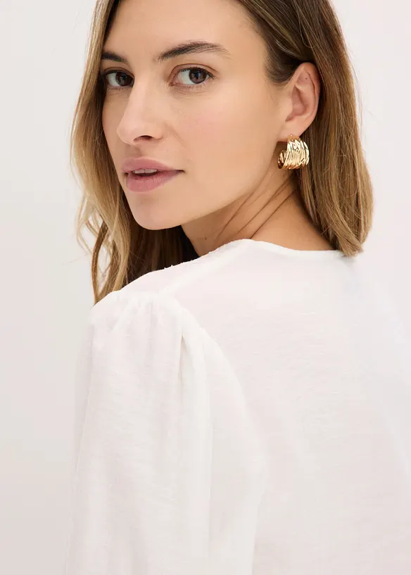 Blus i viskosmix, bonprix