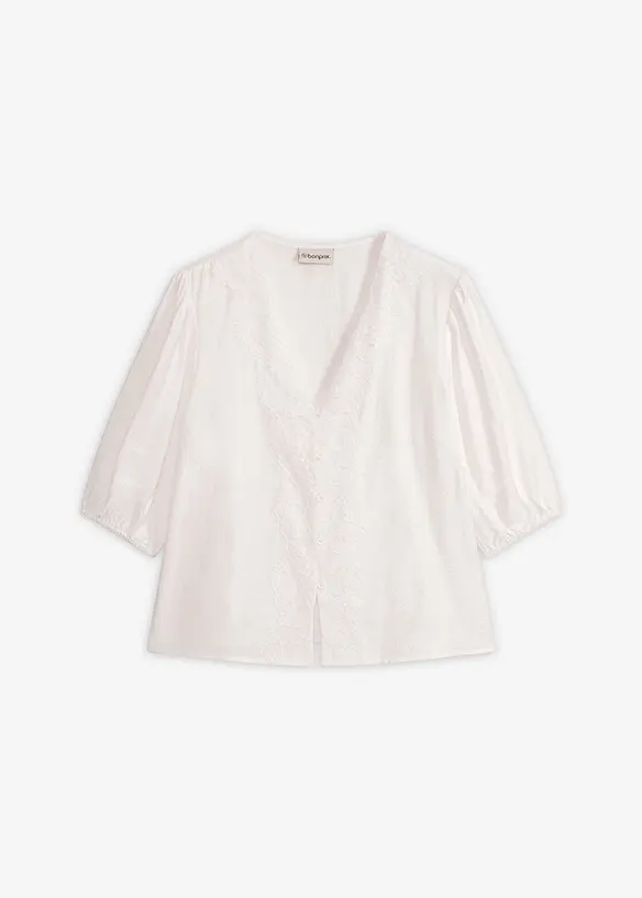 Blus i viskosmix, bonprix