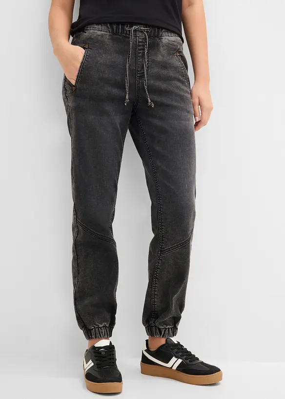 Jeggings med stretch, Mid Waist, bonprix