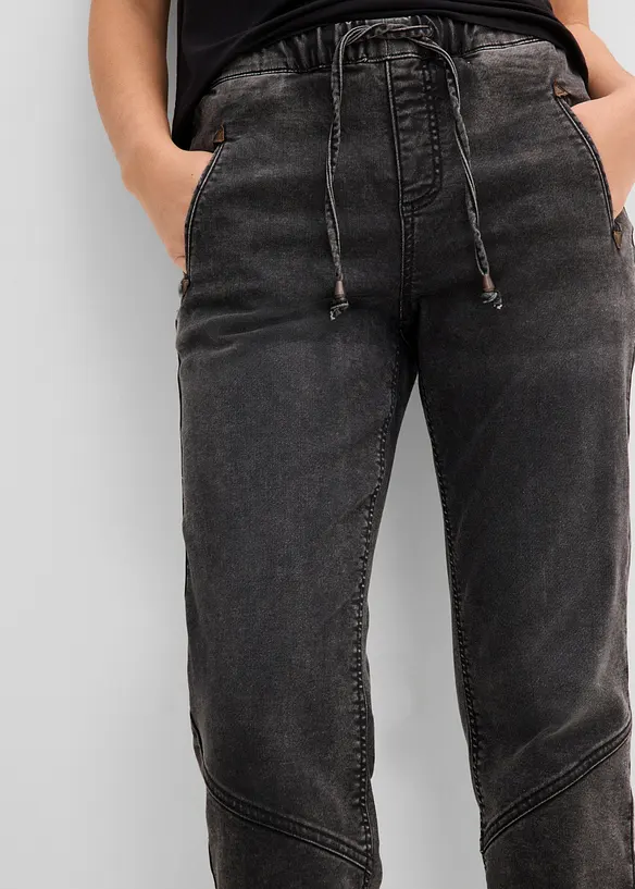 Jeggings med stretch, Mid Waist, bonprix