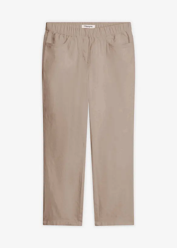 Stretchig dra p&aring;-byxa i 7/8-l&auml;ngd, bonprix