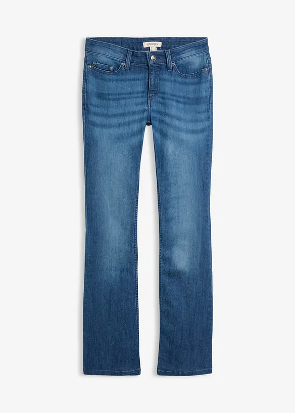Bootcut Jeans Mid Waist, Stretch, bonprix