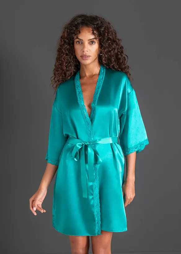 Kimono i satin, bonprix