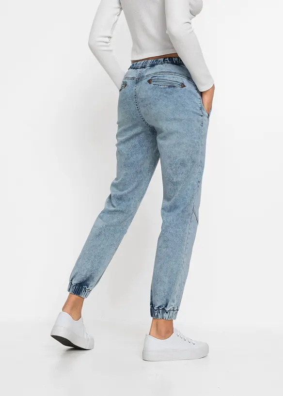 Jeggings med stretch, Mid Waist, bonprix